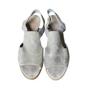 Ara Grenoble-Sand Chiara Gray with Silver Metallic Leather - Size UK 6.5